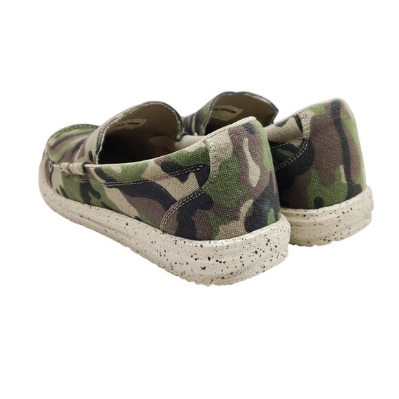 Tansmith Men's Size 11 Camouflage Canvas Loafers - Picture 3 of 8